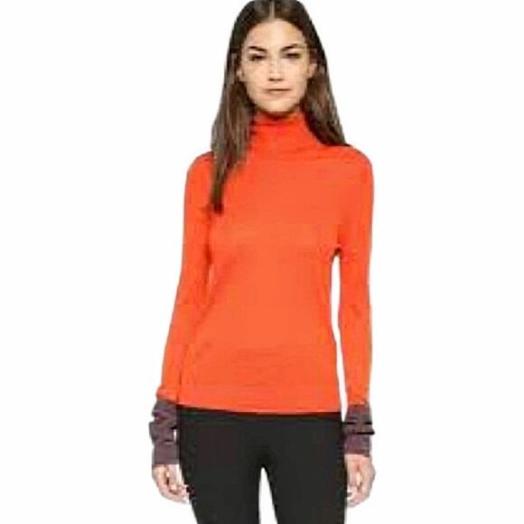 Rag & Bone Merino Wool Colorblock Knit Lightweight Turtleneck sz S - Picture 1 of 6